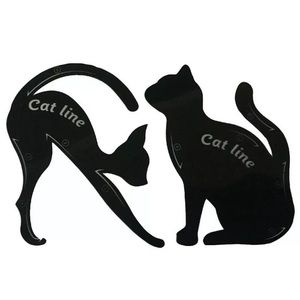 Cat line stencil for eyeliner